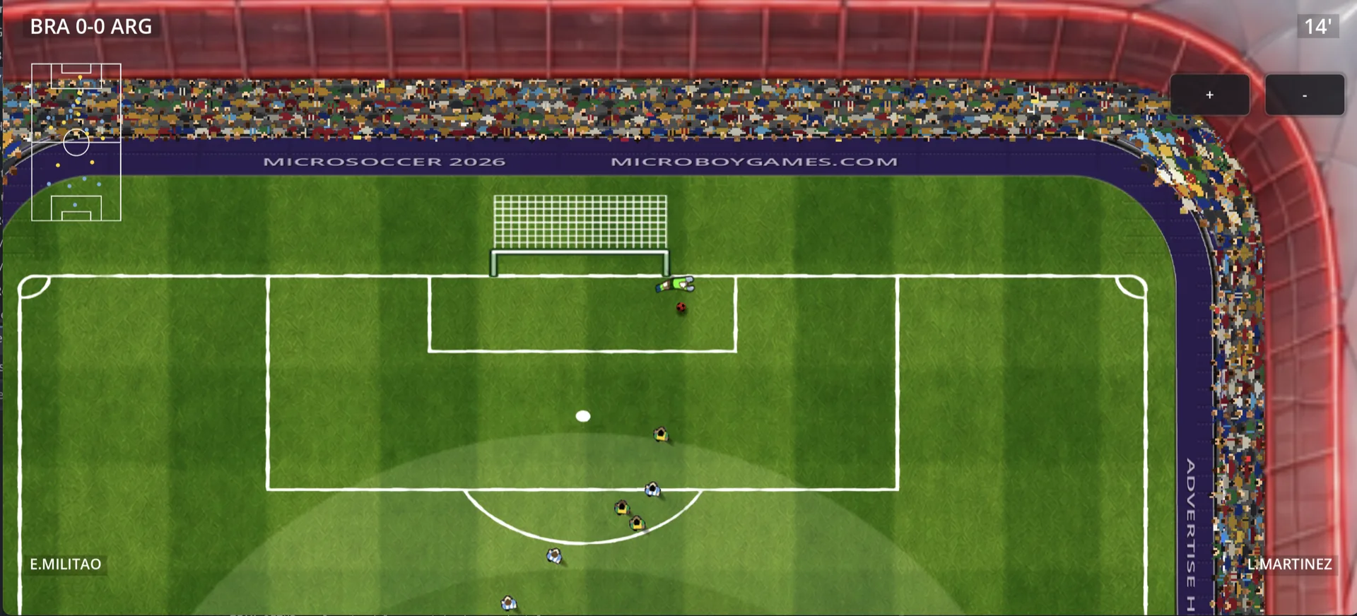 Pick game mode screen